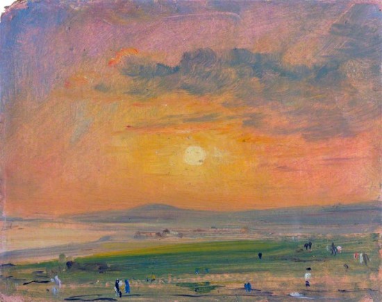 Coast Scene at Brighton, Evening